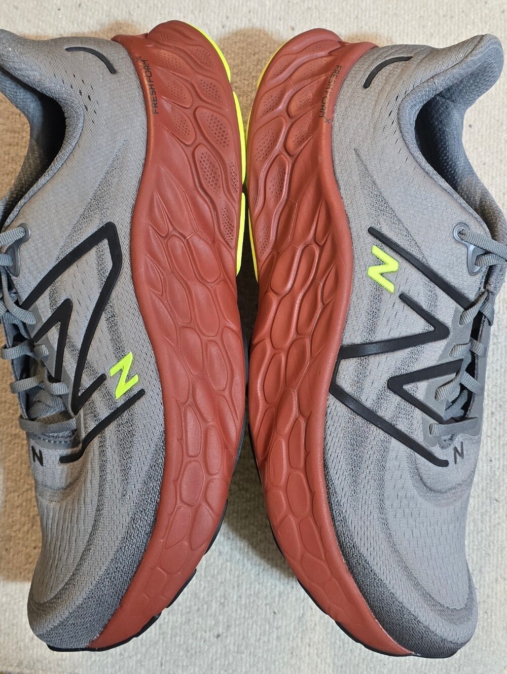 Size 15 - New Balance Fresh Foam More V4 Gray Low Top Lace Up Men’s Running